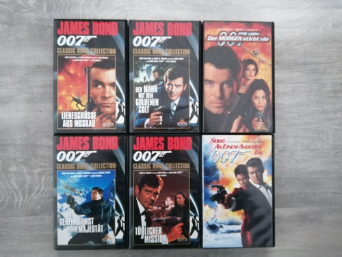 James bond 007 vhs - vhs, 6