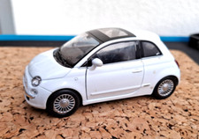 Modellauto Welly Fiat 500 weiß 1:34 diecast Nr 43605  ohne Ovp