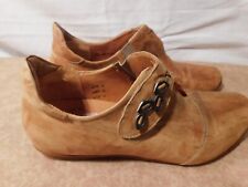 "THINK!" Damen Lederschuhe Halbschuhe gr.39.Hellbraun.Natur Latex.