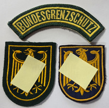3 Stück alte BGS Polizei