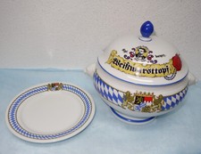 Seltmann Weiden 'Compact Bayern´, Weißwursttopf, Teller  - Teile zur Auswahl