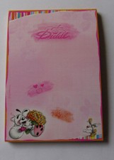 diddl© diddlina© Schreibblock DIN A6 Blumenstrauß Hase Schablone Schraffierblock