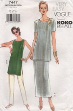 Vogue Schnittmuster 7447 EASY