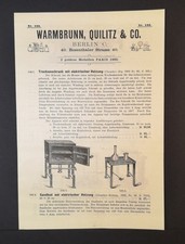 Warmbrunn, Quilitz and Co