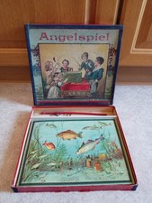 antikes Angelspiel Gesellschaftsspiel Original Bing Spiele Verlag Nürnberg