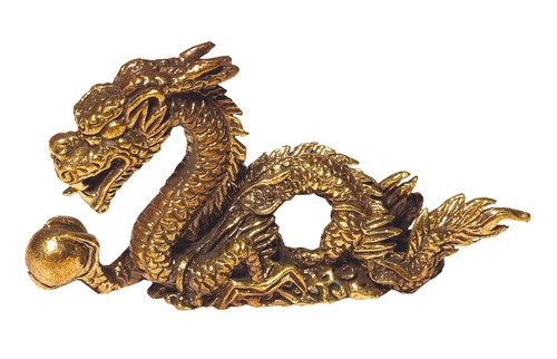 Glücksdrache mit kugel - "glücksdrache, kugel"
