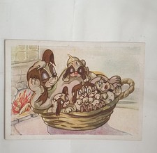 AK Hunde  Purzelbaum sBild 1 - Kinderland Postkarte Berlin West  Comic