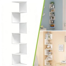 Wandregal Weiß Eckregal