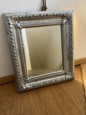 Holz Deko Spiegel Barock Silber Holz Alt Antik Shabby Impressionen Vintage