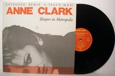 12" ANNE CLARK---SLEEPER IN METROPOLIS (EXTENDED REMIX/4-TRACK-MAXI) 