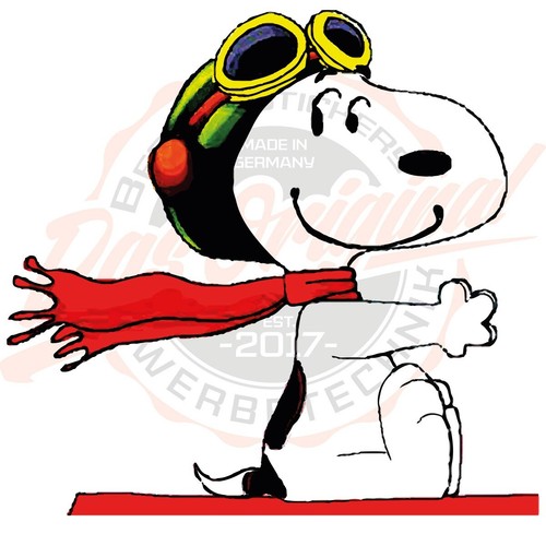 Snoopy fährt digitaldruck - snoopy,
