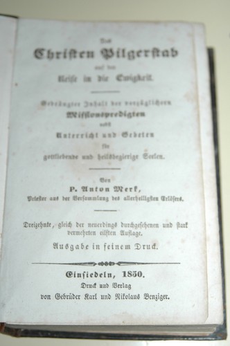 Des christen pilgerstab - christen, 1850