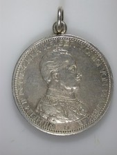 Münzanhänger Wilhelm II 5M