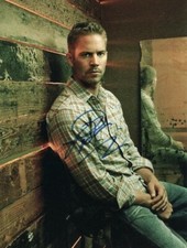 Paul Walker Original Autogramm signed Fast Furious IP verstorben