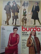BURDA Mode VOLLSCHLANKE 80/81 Winter festliche Kleider NACHTWÄSCHE SKI 80er J++ 
