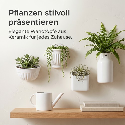 Keramik blumenampel set für - blumenampel,