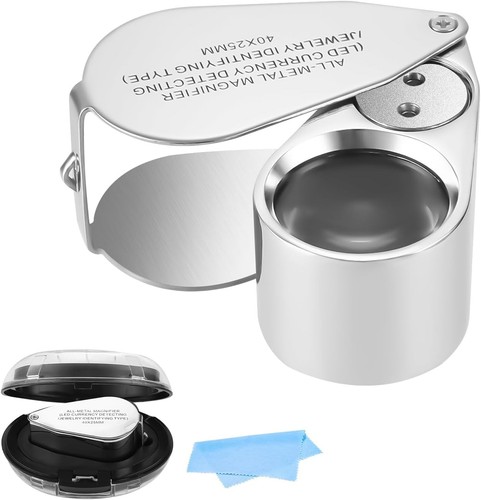 Juwelierlupe led 40x faltlupe - juwelierlupe,
