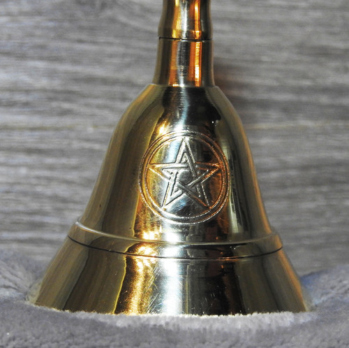 Ritualglocke mit pentagramm - mit,