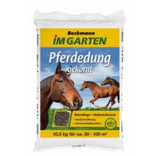 Pferdedung 10,5kg BIO gekörnt für ca 50-100m² Biodünger Pferdemist Bio Anbau
