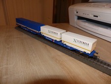 Doppel-Containertragwagen  DB - Kombiwaggon  Roco 77633