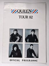 Queen Freddie Mercury Programme Original Official Brian May 20 Colour Pages 1982