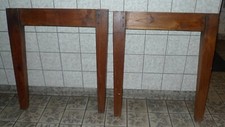 VINTAGE Tischbeine Böcke Holz