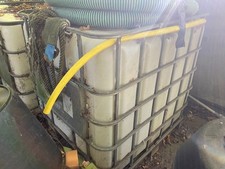 3 IBC-Behälter 1000 L Gartenteich Filteranlage Wasseraufbereitung