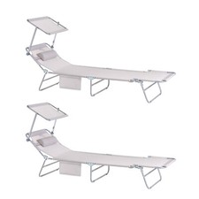 B-waren 2-er Set Sonnenliege