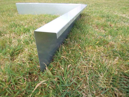 Schneckenzaun metall 5m - metall, 1m/0,5m