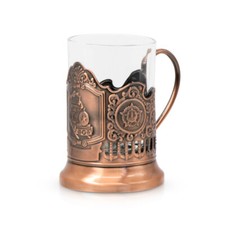 Teeglashalter mit Glas 200ml