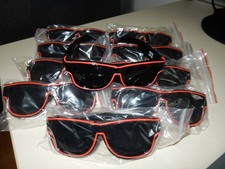 10 Stück  LED Brille