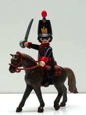 GARDE REITER SCHWARZ HUSAR DRAGONER F Playmobil zu Franzose Napoleon Custom RAR