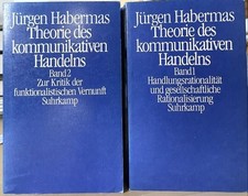 Theorie des kommunikativen Handelns. 2 Bände. Habermas, Jürgen: