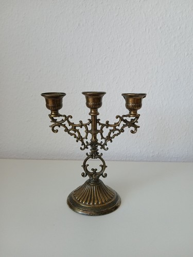 Vintage messing kerzenhalter - vintage,