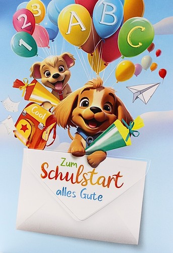 Karte einschulung geld - karte,