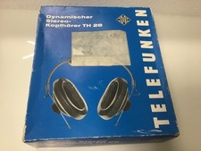 Telefunken TH 28 Kopfhörer Headset Vintage 70er Jahre W. Germany mit OVP.