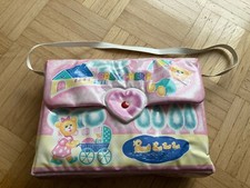 Spielzeug Wickeltasche ausklappbar Wickelunterlage für Puppen Tasche 90er Jahre