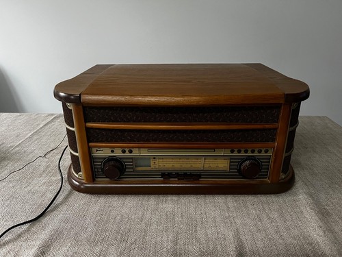 Nostalgie holz musikanlage - nostalgie, |