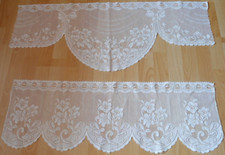 Scheibengardine, Gardine Vorhang, Landhausstil, 95 cm lang 38 und 30 cm hoch, 