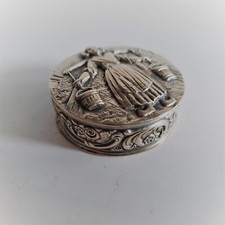 Vintage Antike Pillendose