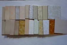 Retro Fliesen 15 x 15 cm braun ocker 70er Jahre viele Muster zur Auswahl