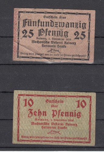 Reinerz mechanische weberei - -,