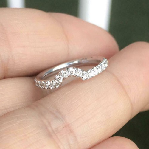 Rund diamant ring - 0,45,