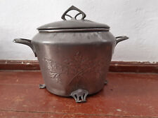 Jugendstil Zinnbowle um 1900