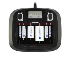 everActive NC900U universal Batterie Ladegerät Akku Battery Charger LCD Display