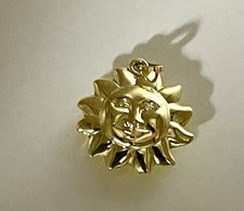 Anhänger, Motiv Sonne , Gelbgold 8 crt. 333/-