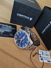 Certina DS Action Day Date Powermatic 80 blau Automatik Uhr