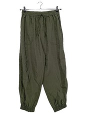 ZARA Sweathose Damen Hose Gr. DE 38 khaki Casual-Look