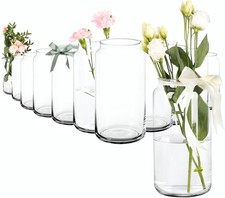 12 große Elegante Glasvasen