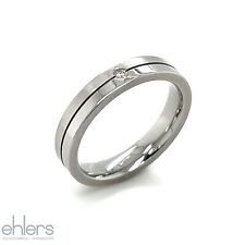 Ring Edelstahl Brillant NEUWARE 73% reduziert Ernstes Design Diamant 506-20
